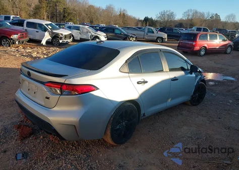 2021 Toyota Corolla Se Nightshade Edition from USA, damaged, VIN 5YFS4MCE1MP078696